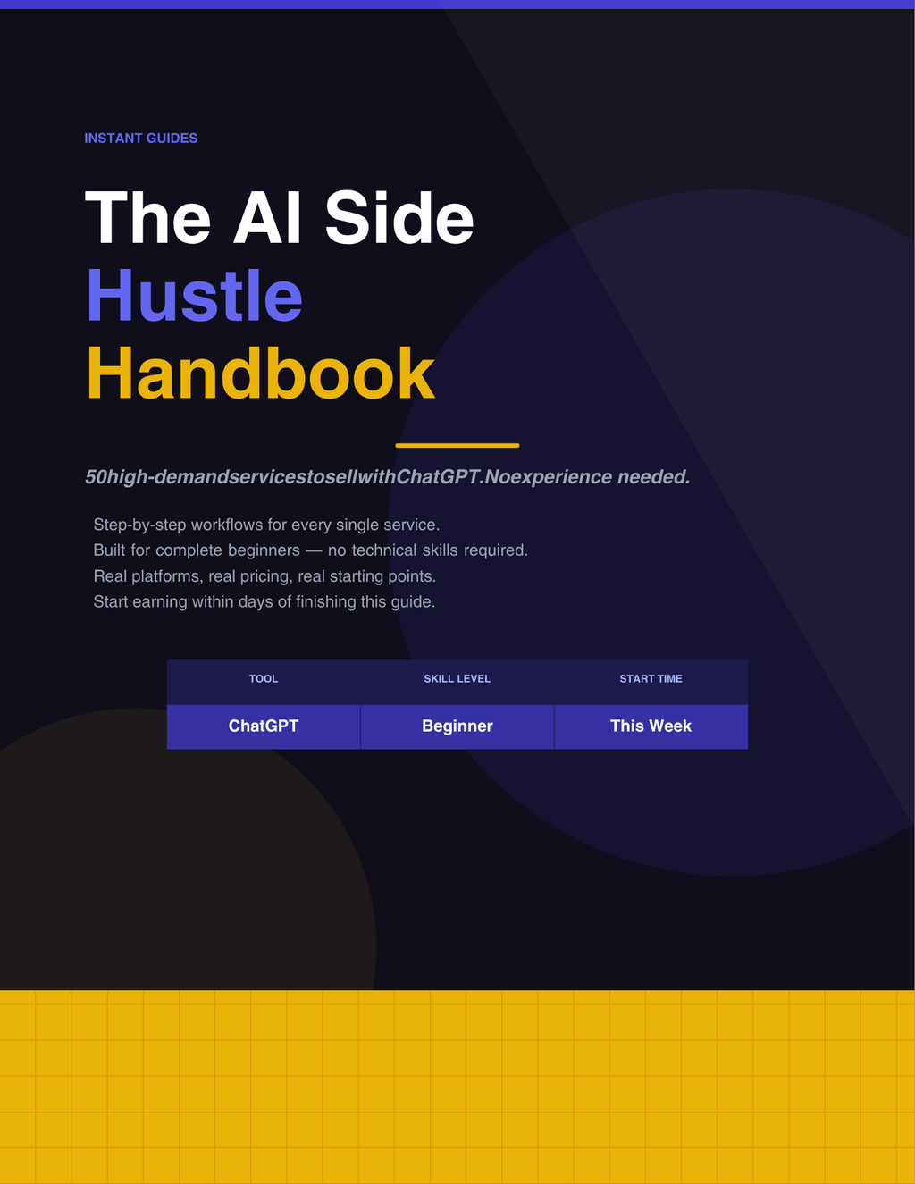 The AI Side Hustle Handbook