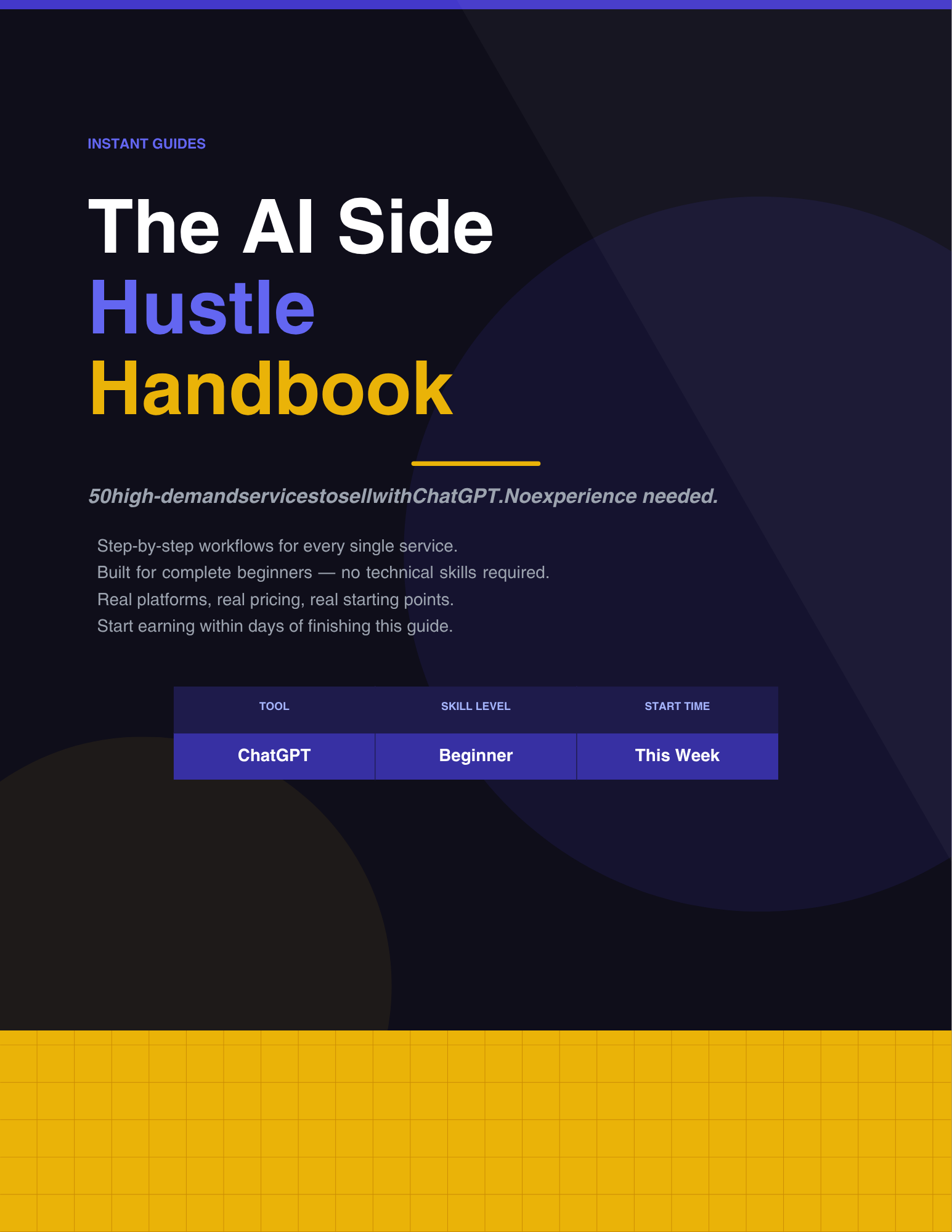 The AI Side Hustle Handbook