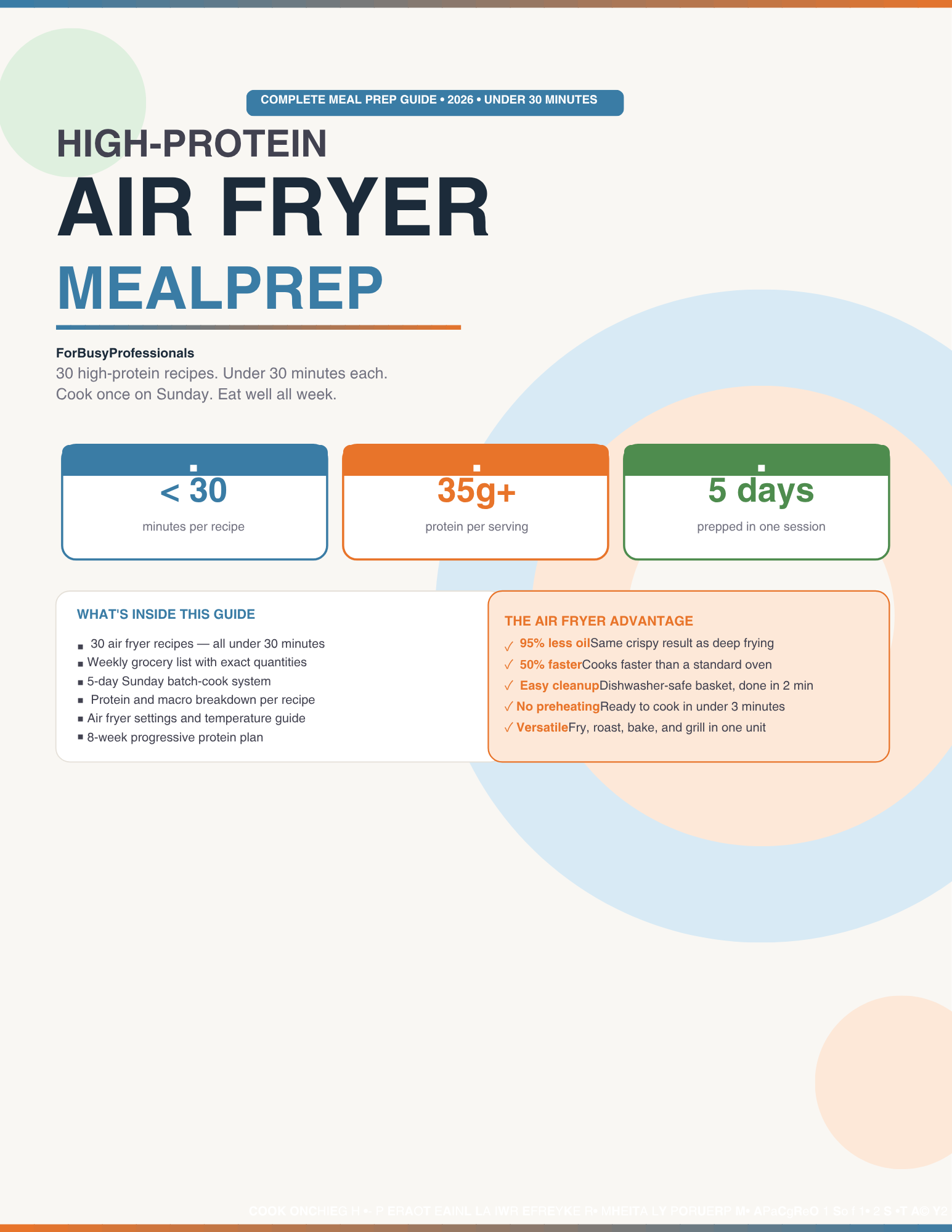 High-Protein Air Fryer Meal Prep