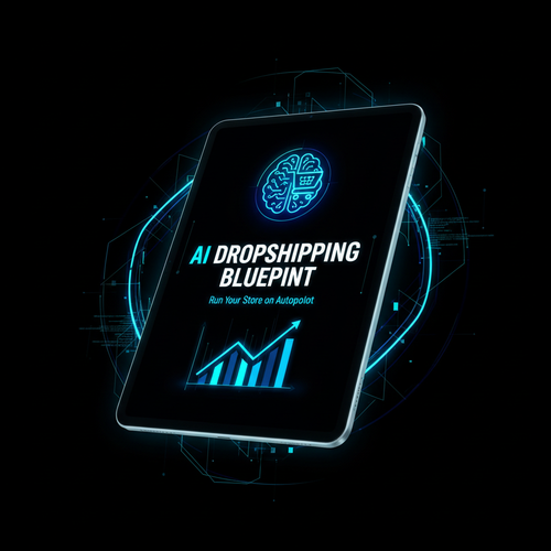 AI Dropshipping Blueprint Mockup