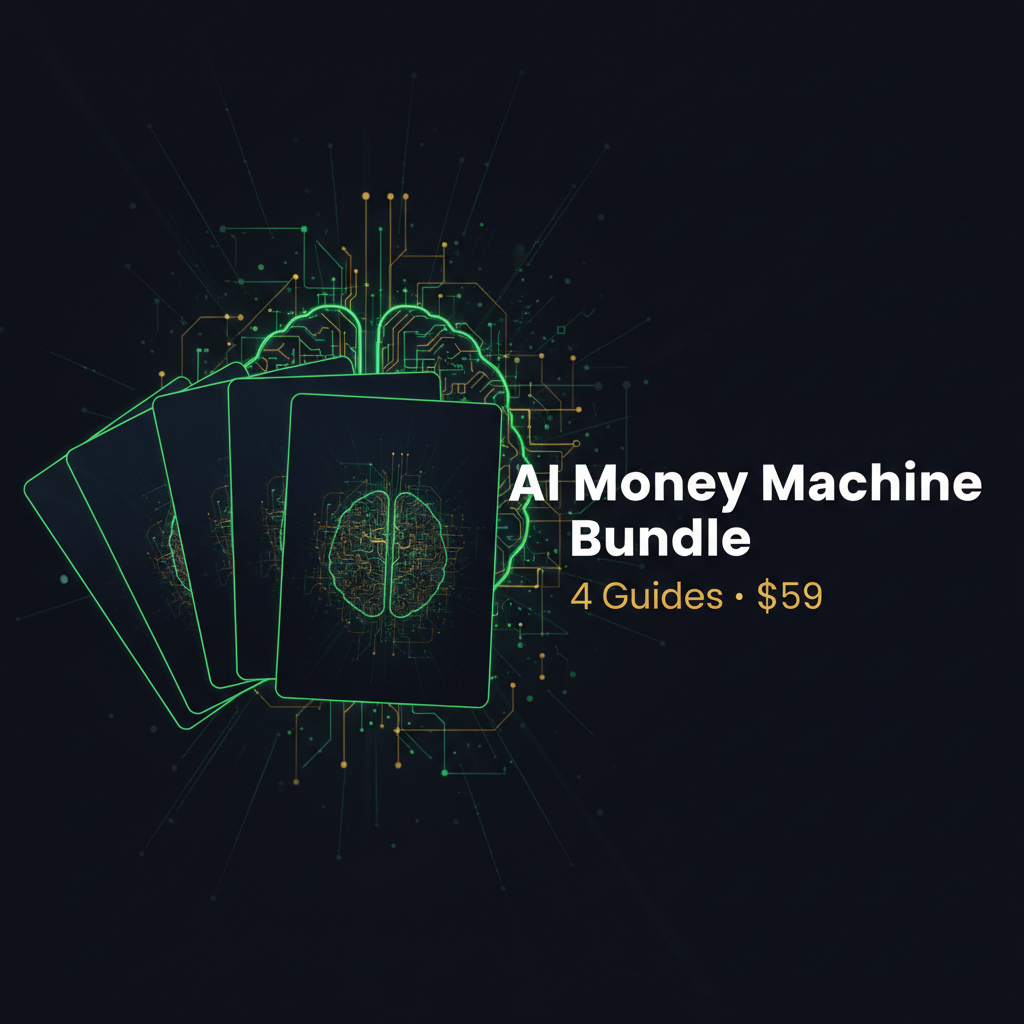 AI Money Machine Bundle — 4 Guides for $59