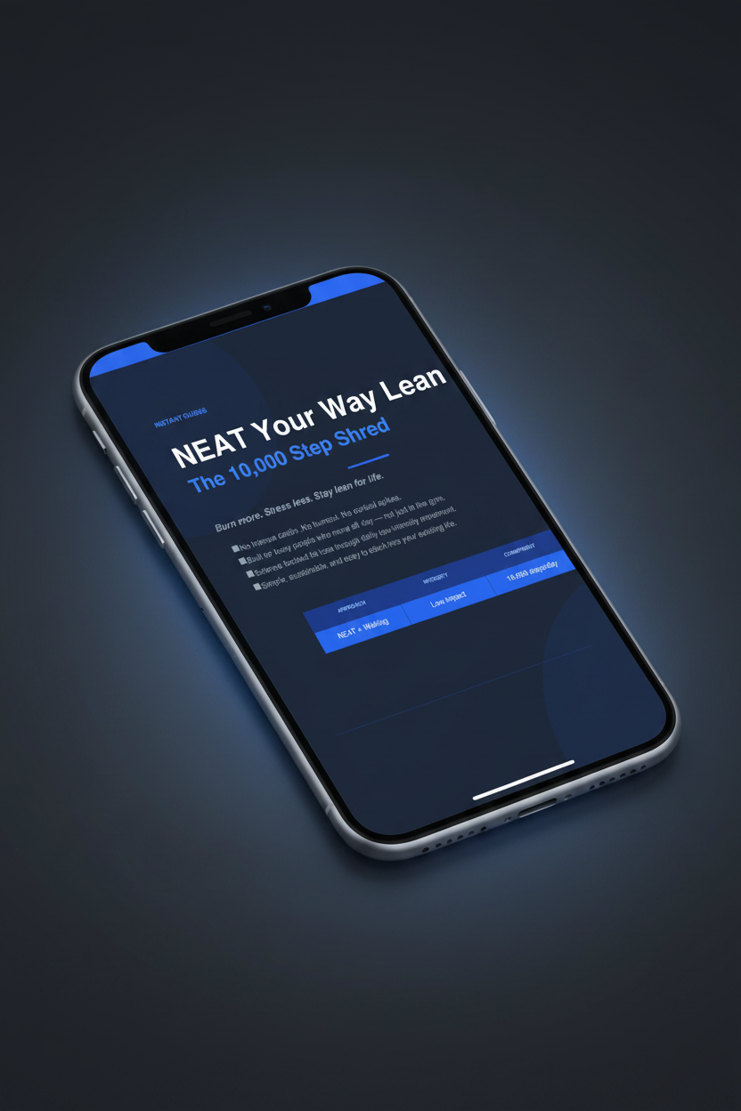 NEAT Your Way Lean — iPhone Mockup