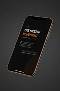 The Hybrid Blueprint — iPhone Mockup